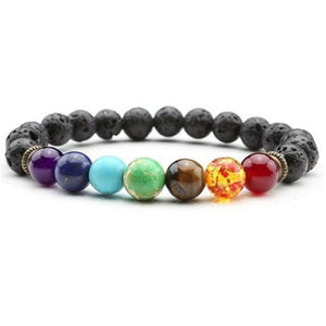 Eight Planets Bead Bracelet Men Natural Stone Universe Yoga Solar Chakra Bracelet