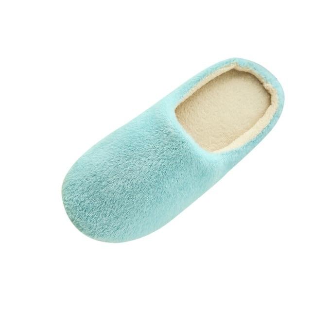 Dropship Shoes Slipper Womens Men Home Fluffy House Winter Warm Slippers