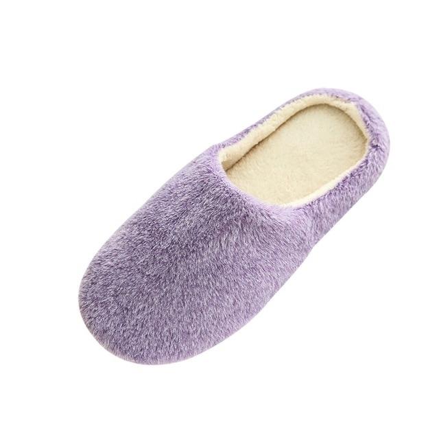 Dropship Shoes Slipper Womens Men Home Fluffy House Winter Warm Slippers