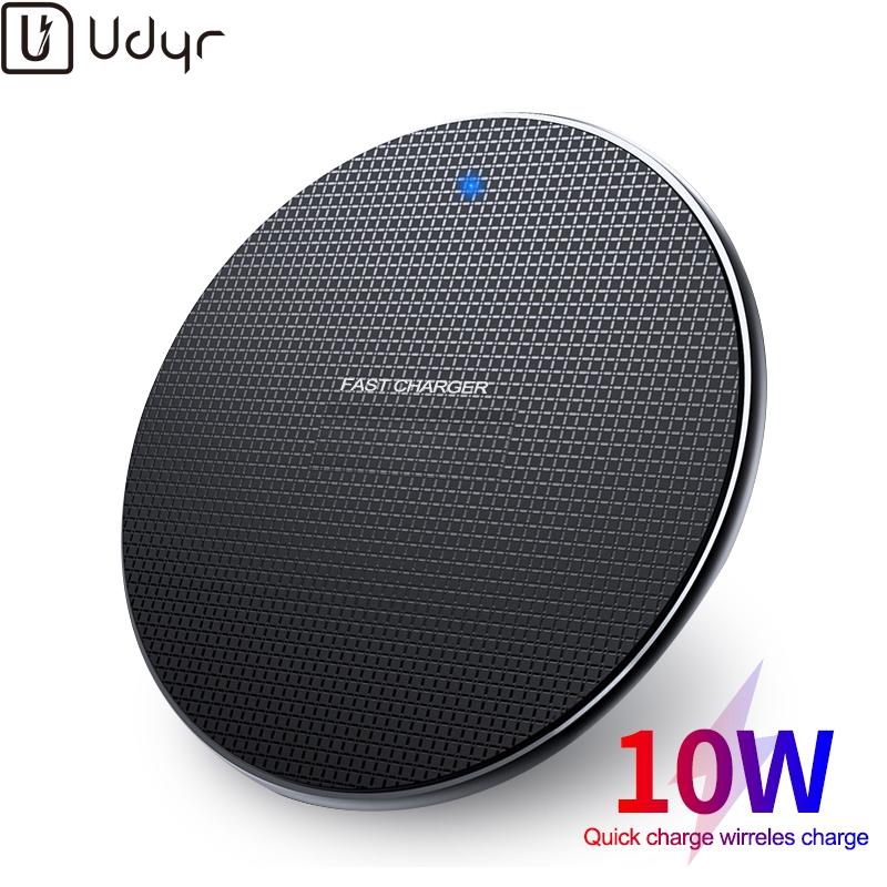 Udyr 10W Qi Wireless Charger For Samsung Galaxy S10 S9/S9+ S8 Note 9 USB Fast Charging Pad for iPhone 11 Pro XS Max XR X 8 Plus