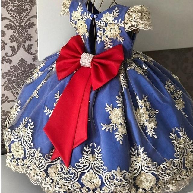 Girls Dress Elegant New Year Princess Children Party Dress