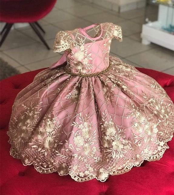 Girls Dress Elegant New Year Princess Children Party Dress