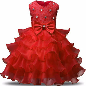 Girls Dress Elegant New Year Princess Children Party Dress