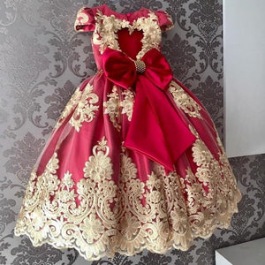 Girls Dress Elegant New Year Princess Children Party Dress