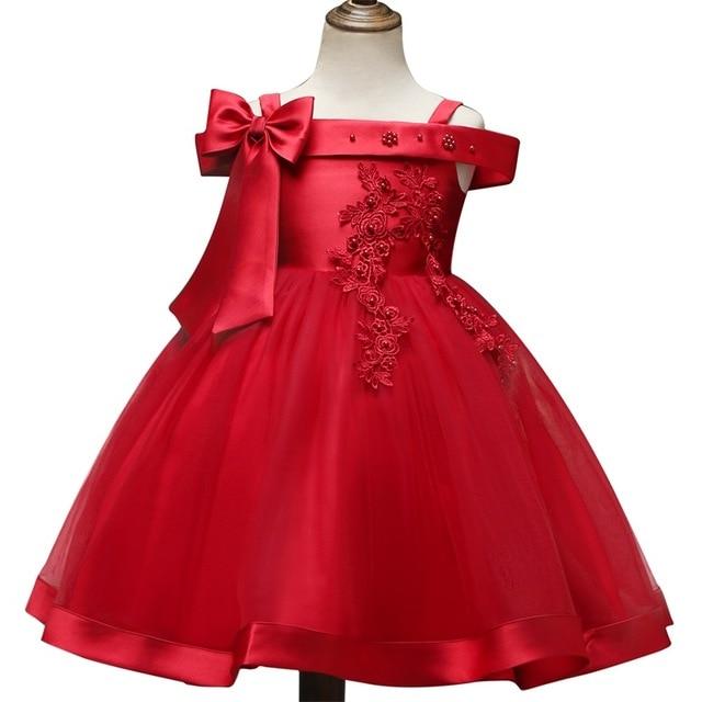 Girls Dress Elegant New Year Princess Children Party Dress