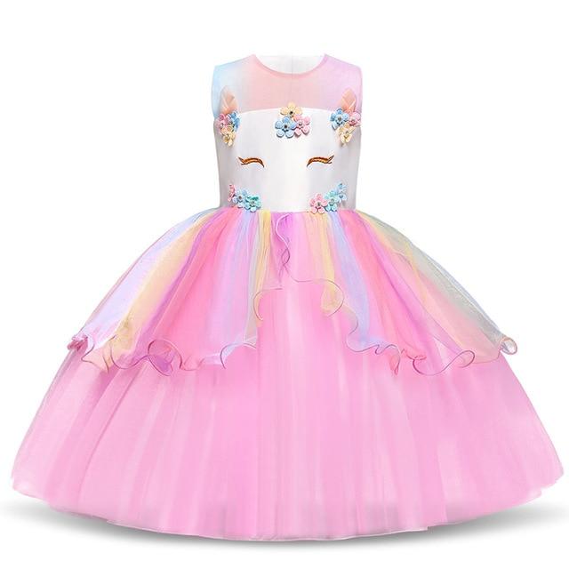 Girls Dress Elegant New Year Princess Children Party Dress