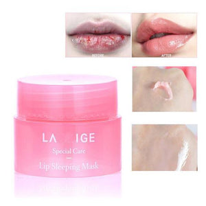 Korea Lip Sleeping Mask Night Sleep Maintenance Moistened Lip Balm the Pink Lips Bleaching Cream Nourish Protect Lips Care 3G