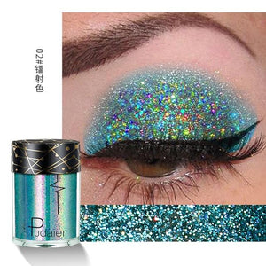 Holographic Laser Eyeshadow Loose Powder Festival Glitter Eye Shadow Face Hair Lips Makeup Pigment Shimmer Metallic Tattoo Tints