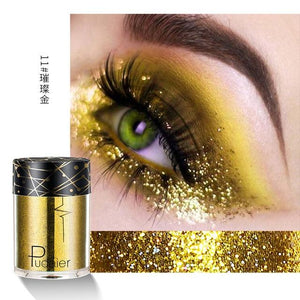 Holographic Laser Eyeshadow Loose Powder Festival Glitter Eye Shadow Face Hair Lips Makeup Pigment Shimmer Metallic Tattoo Tints