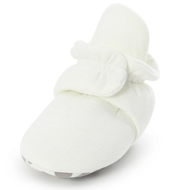 Newborn Baby Socks Shoes Boy Girl Star Toddler First Walkers Booties Cotton Comfort Soft Anti-slip Warm Infant Crib Shoes