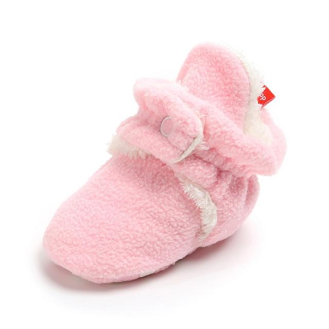 Newborn Baby Socks Shoes Boy Girl Star Toddler First Walkers Booties Cotton Comfort Soft Anti-slip Warm Infant Crib Shoes