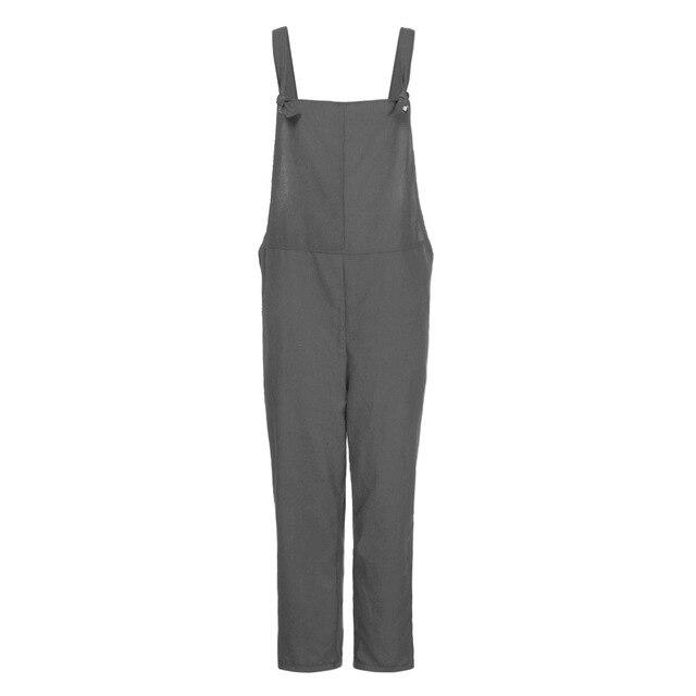 Womail bodysuit Women Summer Casual Loose Dungarees Pocket Rompers Long Jumpsuit Trousers fashion 2019 peto mujer dropship