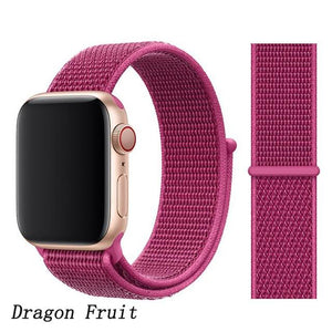 Strap for Apple Watch 5 band correa apple watch 42mm 44mm 38 mm 40mm iwatch series 5 4 3 2 nylon pulseira bracelet watchband 44