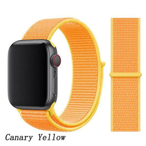 Strap for Apple Watch 5 band correa apple watch 42mm 44mm 38 mm 40mm iwatch series 5 4 3 2 nylon pulseira bracelet watchband 44