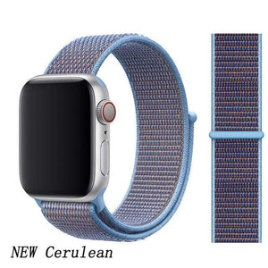 Strap for Apple Watch 5 band correa apple watch 42mm 44mm 38 mm 40mm iwatch series 5 4 3 2 nylon pulseira bracelet watchband 44