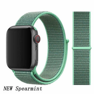 Strap for Apple Watch 5 band correa apple watch 42mm 44mm 38 mm 40mm iwatch series 5 4 3 2 nylon pulseira bracelet watchband 44