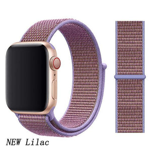 Strap for Apple Watch 5 band correa apple watch 42mm 44mm 38 mm 40mm iwatch series 5 4 3 2 nylon pulseira bracelet watchband 44