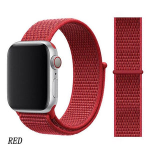 Strap for Apple Watch 5 band correa apple watch 42mm 44mm 38 mm 40mm iwatch series 5 4 3 2 nylon pulseira bracelet watchband 44