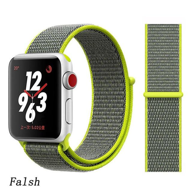 Strap for Apple Watch 5 band correa apple watch 42mm 44mm 38 mm 40mm iwatch series 5 4 3 2 nylon pulseira bracelet watchband 44