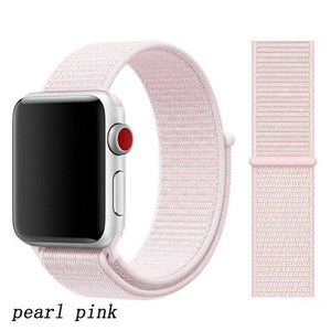 Strap for Apple Watch 5 band correa apple watch 42mm 44mm 38 mm 40mm iwatch series 5 4 3 2 nylon pulseira bracelet watchband 44