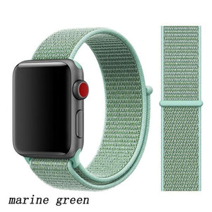 Strap for Apple Watch 5 band correa apple watch 42mm 44mm 38 mm 40mm iwatch series 5 4 3 2 nylon pulseira bracelet watchband 44