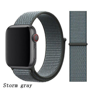 Strap for Apple Watch 5 band correa apple watch 42mm 44mm 38 mm 40mm iwatch series 5 4 3 2 nylon pulseira bracelet watchband 44