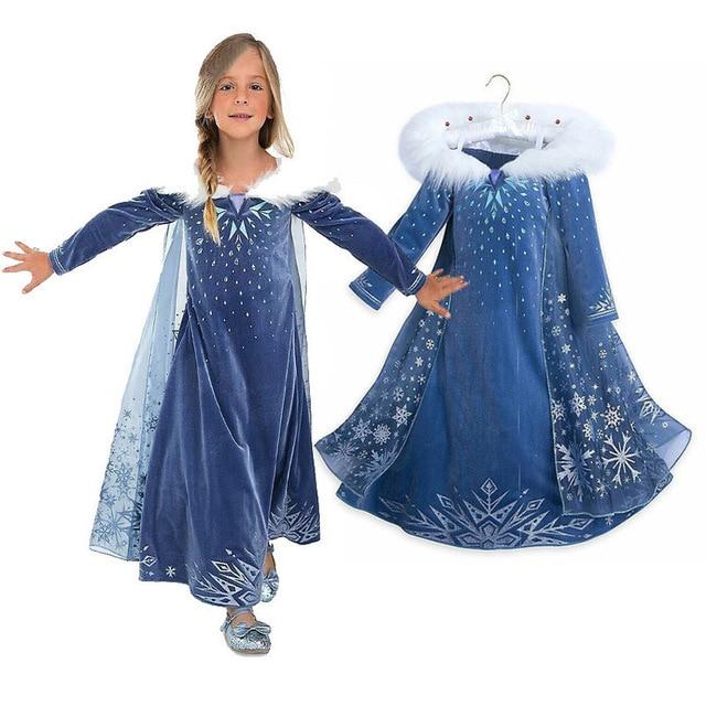 Cosplay Queen Elsa Dresses Elsa Elza Costumes Princess Anna Dress