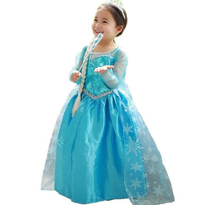 Cosplay Queen Elsa Dresses Elsa Elza Costumes Princess Anna Dress