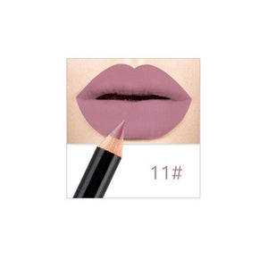 Matte Lip Liner Lipstick Pen Fashion Long Lasting Pigments Waterproof No Blooming Beauty Makeup Tool Pencil Color Optional TSLM2