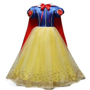 Children Girl Snow White Dress for Girls Prom Princess Dress