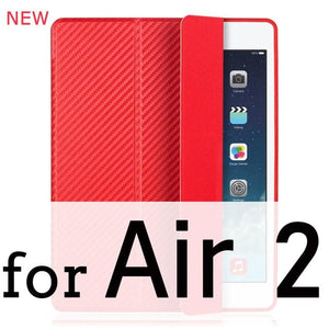 For iPad Air 2 Air 1 Case 2018 9.7 10.2 2019 Funda Silicone Soft Back Pu Leather Smart Case for iPad 6th 7th generation Case