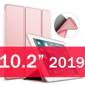 For iPad Air 2 Air 1 Case 2018 9.7 10.2 2019 Funda Silicone Soft Back Pu Leather Smart Case for iPad 6th 7th generation Case