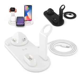 3 in 1 Fast Wireless Charger Phone Holder Stand Dock Station For Apple Watch Series 5 4 3 2 Iphone 11 Max XS MAX XR 8 X IWatch