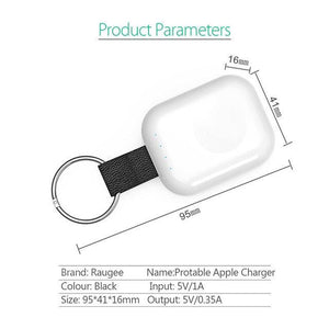 Natrberg For Apple Watch Charger Power Bank Charging 750Mah Portable Travel Qi Charge For Apple Watch i Watch 5 4 3 2 1 Series