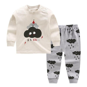 0-2year baby clothes set Winter cotton Newborn Baby boys girls Clothes 2PCS