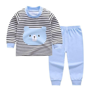 0-2year baby clothes set Winter cotton Newborn Baby boys girls Clothes 2PCS