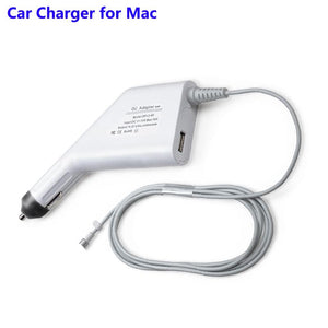 DC Car Charger Travel Adapter For Mac Book Pro Air Mac safe 2 Cable 85W 60W 45W Magnetic T L Retina