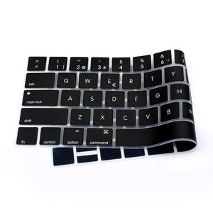 Spanish Silicone Keyboard Cover Stickers Protector Skin  for Mac Pro 13" 15 A1706 A1707 A1989 A1990 with Touch Bar US Version