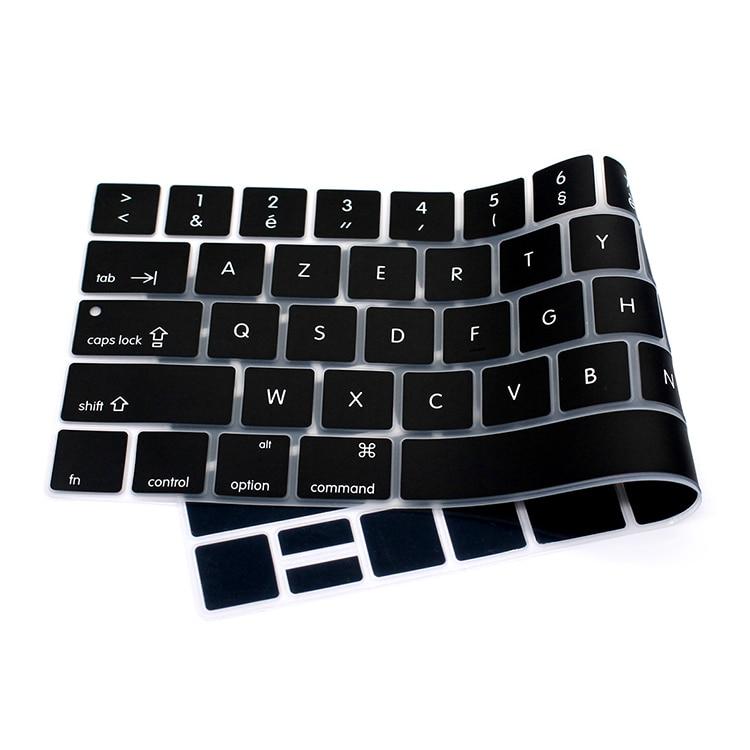 French AZERTY Keyboard Cover Stickers Protector Skin  for Mac Pro 13" 15 A1706 A1707 A1989 A1990 with Touch Bar US Version