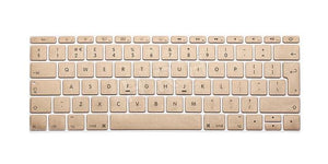 HRH EU/UK English Silicone Keyboard Cover Skin for Mac New Pro 13" A1708 (2016 Version No Touch Bar) and for Macbook 12" A1534