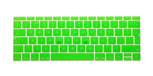 HRH EU/UK English Silicone Keyboard Cover Skin for Mac New Pro 13" A1708 (2016 Version No Touch Bar) and for Macbook 12" A1534