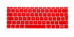 HRH EU/UK English Silicone Keyboard Cover Skin for Mac New Pro 13" A1708 (2016 Version No Touch Bar) and for Macbook 12" A1534