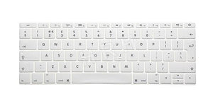 HRH EU/UK English Silicone Keyboard Cover Skin for Mac New Pro 13" A1708 (2016 Version No Touch Bar) and for Macbook 12" A1534