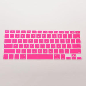 7 Candy Colors Silicone Keyboard Skin Cover For Apple Macbook Pro MAC 13 15 17 28.7cm x 11.9cm free shipping