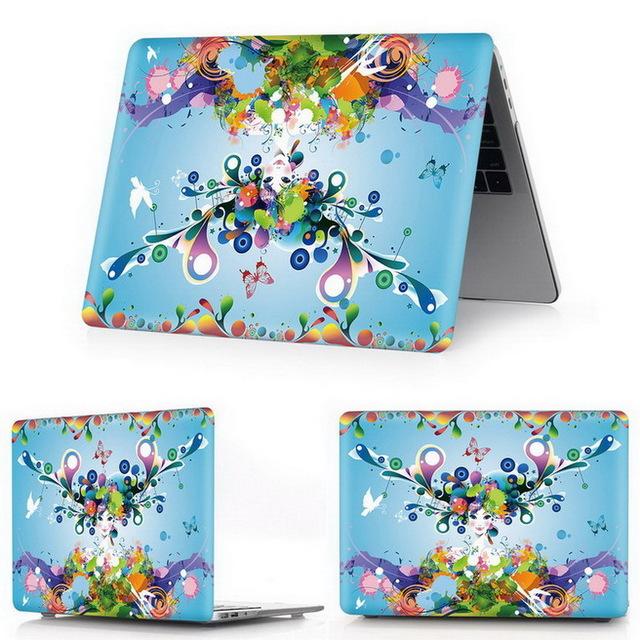 For Macbook New Air Pro 13 15 Touch bar Laptop Case For Mac Book Air Pro Retina 11 12 13 15 Inch Creative Girl Hard Cover