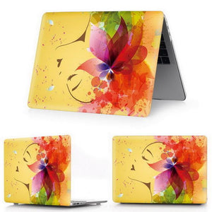 For Macbook New Air Pro 13 15 Touch bar Laptop Case For Mac Book Air Pro Retina 11 12 13 15 Inch Creative Girl Hard Cover