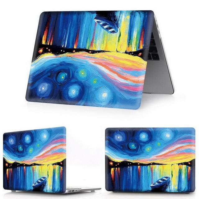 For Macbook New Air Pro 13 15 Touch bar Laptop Case For Mac Book Air Pro Retina 11 12 13 15 Inch Creative Girl Hard Cover