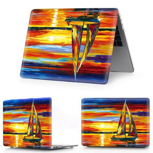 For Macbook New Air Pro 13 15 Touch bar Laptop Case For Mac Book Air Pro Retina 11 12 13 15 Inch Creative Girl Hard Cover