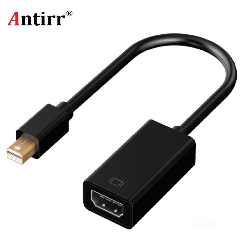 2019 New Thunderbolt Mini DisplayPort Display Port DP Male to HDMI Female Adapter Converter Cable For Apple Mac Macbook Pro Air