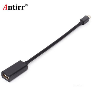 2019 New Thunderbolt Mini DisplayPort Display Port DP Male to HDMI Female Adapter Converter Cable For Apple Mac Macbook Pro Air